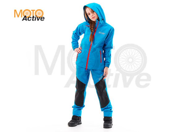 Комплект дождевой (куртка, брюки) EVO FOR TEEN BLUE (мембрана)